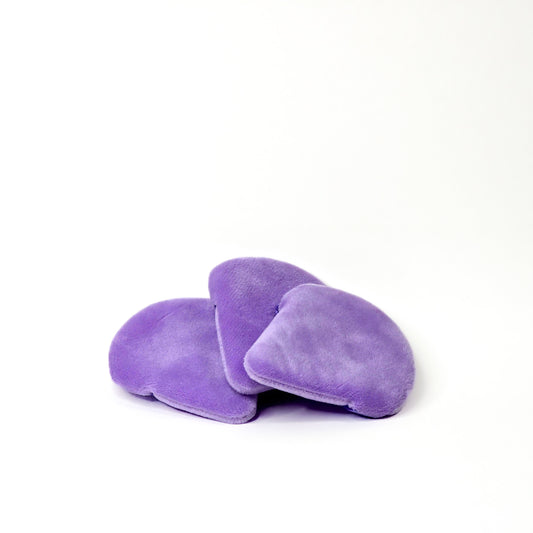 Soft Purple Triangle Buffing Pads (3 pcs)