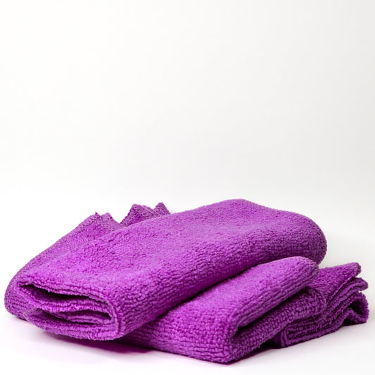 Purple Ultra Absorbent Microfiber Cloths (3 pcs)